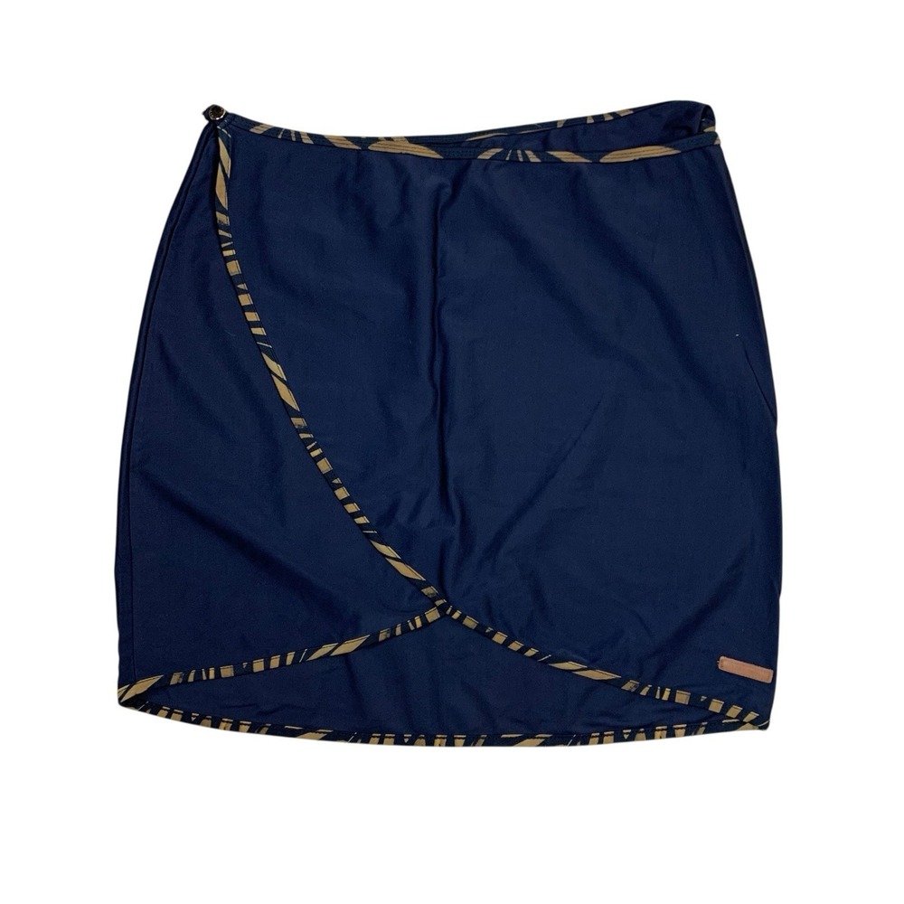 Lyra Swim Skirt L Navy‎ Modest Swimwear Wrap Style Active Beach Resortwear